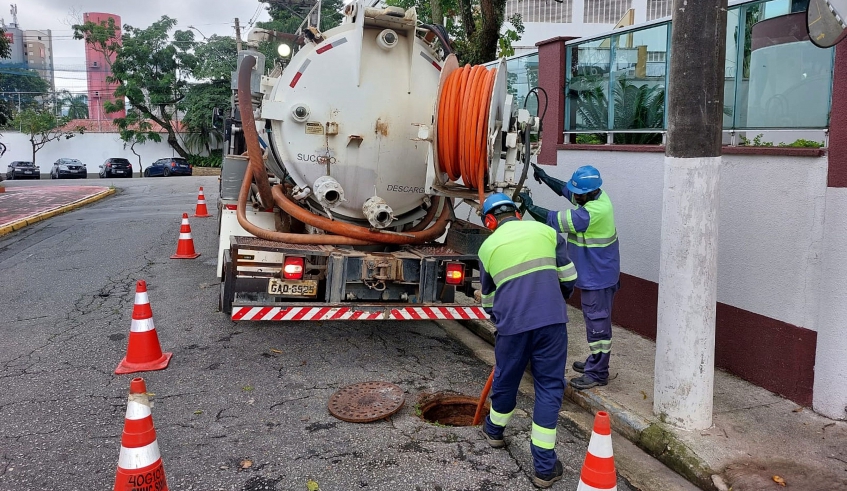 Semae Mogi das Cruzes realiza limpeza 100 quilômetros de redes de esgoto nos primeiros 5 meses do ano